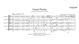 Grenser Johann Friedrich Grand Partita arranged for Brass Quintet [upl. by Erreip]