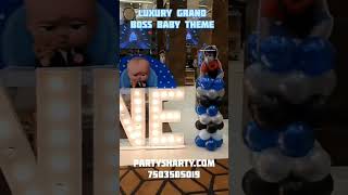 Boss baby theme birthday party  Boss baby theme decor Ideas bossbaby bossbabytheme [upl. by Renaldo]