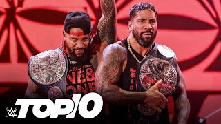 The Usos’ best wins of recordbreaking reign WWE Top 10 Nov 13 2022 [upl. by Aisnetroh]