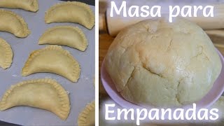 Masa Para Empanadas Saladas  Mi Cocina Rápida [upl. by Sharlene]