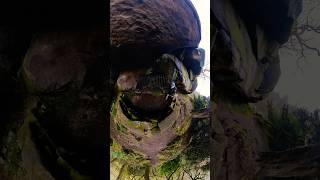 Hermits Cave Peak District Insta360  Solo Hiking [upl. by Unders]