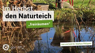 Gartenteich richtig reinigen – Tipps für den Herbst  gardify Tipps [upl. by Ecirtel]