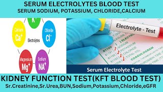 SERUM ELECTROLYTESSERUM SODIUMSERUM POTASSIUMSERUM CHLORIDESERUM CALCIUMNORMAL RANGES FUNCTION [upl. by Nylsor]