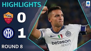 RomaInter 0  1  Highlights amp Goals  Serie A 202425 [upl. by Sane]