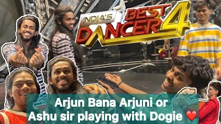 Arjun Bana Arjuni 🤣🤣 BTS  India’s best dancer 4  Ram Bist vlog [upl. by Aicilev]