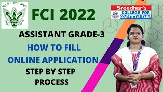 HOW TO FILL FCI ONLINE APPLICATION FORM 2022  FCI RECRUITMENT 2022 APPLY ONLINE [upl. by Eneloc830]