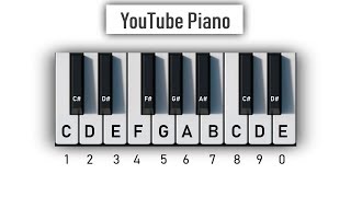 YouTube Piano  Play It With Your Computer Keyboard [upl. by Vittoria]