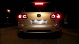 VW Touareg W12 R The Beast  Downshifts Kickdown [upl. by Uhthna]