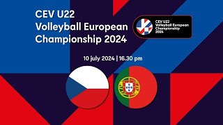 EK Volleybal Mannen U22 Tsjechië  Portugal [upl. by Laemaj853]