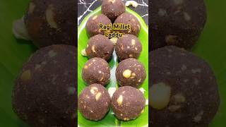 Healthy Ragi Millet Laddu Recipe  DiabetesFriendly Sweet Treat shorts [upl. by Sirehc]