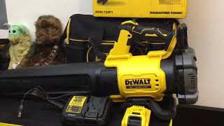 Dewalt 20V Leaf Blower DCBL722 Kit w5AH [upl. by Kristoforo]