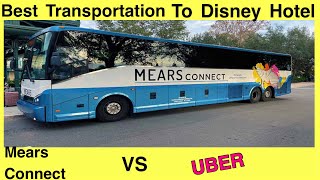 Mears Connect Shuttle Transportation To Disney World Resort From Orlando MCO Airport [upl. by Naitsyrk]