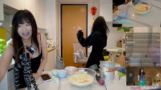 AriaSaki  BURFDAY STREAMMMM FT LILY HEHEHEHE MAKING CAKE 04012022 [upl. by Tobe343]