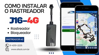 Como instalar o Rastreador J16 4G [upl. by Mallory]