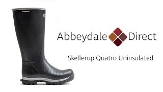 Skellerup Quatro Uninsulated Wellies  In Detail [upl. by Jasisa]