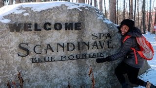 Visiting the Scandinave Spa  TorontoBlue Mountain Canada Day 5 [upl. by Oshinski197]