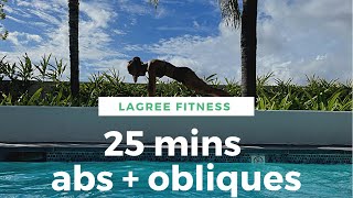 25 mins Abs amp obliques Lagree Fitness  Pilates workout 🔥 [upl. by Adlih397]