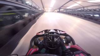 Go Pro Laps of TeamSport Sheffield  Indoor Go Karting [upl. by Auroora]