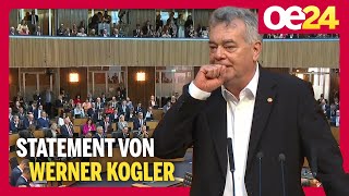 Nationalrat  Werner Kogler kritisiert quotFührerquot Kickl [upl. by Maro]