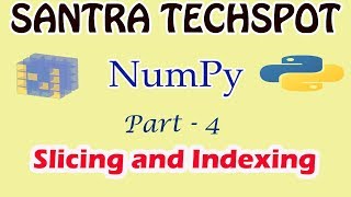 4  NumPy Tutorial in Tamil  Indexing and Slicing  Python for Data Science [upl. by Randal861]