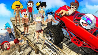 ¡TOP 5 MEJORES VIDEOS DE LOS COMPAS EN GTA 5 🤣 Momentos Divertidos [upl. by Nitneuq75]