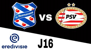 Heerenveen 10 PSV en vivo Eredivisie Jornada 16 [upl. by Davenport426]