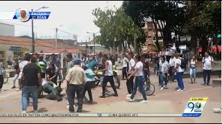 Agosto 16 2017 Preocupación por incremento de peleas callejeras entre estudiantes de Jamundí [upl. by Hgielsel573]