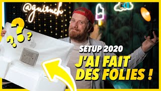 JE DÉVOILE enfin MON NOUVEAU SETUP 2020  j’ai acheté un iMac SANS PIED [upl. by Yelsna]