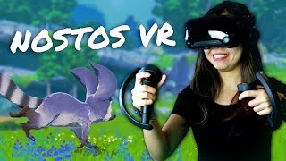 NOSTOS  Open World VR MMO Game Beta Gameplay [upl. by Hyrup231]