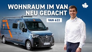 Wohnraum neu gedacht  der Ahorn Camp Van 622 mit riesigem Bad [upl. by Oneg38]