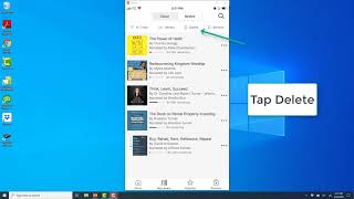 Delete a downloaded Audible audiobook from your iPhone [upl. by Stine]