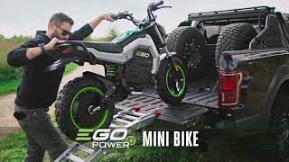 EGO POWER MINI BIKE  MB10052  Features [upl. by Guarino]