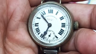 Chabi wali Gadiya Military Westend watch Rare Trench Sallidar Mechanical 17 jewels 1920 Swiss [upl. by Esiom]