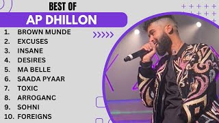 AP Dhillon all songs  AP Dhillon new songs  New Punjabi songs 2024 apdhillon [upl. by Assirrak]