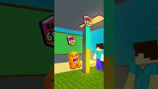 Help the nugget to be rank 7000 nuggets minecraft minecraftshorts minecraftmemes brainrot [upl. by Aicemat]