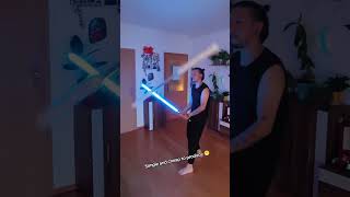 How does a person have a lightsaber duel  Nsabers [upl. by Odranar283]