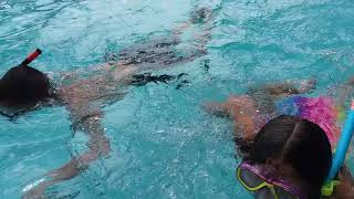 Kids pool snorkeling July 2018 [upl. by Modnar]