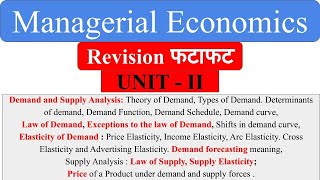 2 Demand Analysis Law of Demand law of supply Elasticity of Demand managerial economics aktu [upl. by Oinoitna]