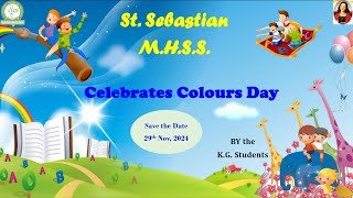 St Sebastian MHSS  KG Students Inviting for Colours Day [upl. by Boothe]