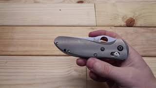 Benchmade 5501 Griptilian with Titanium scales amp Ti clip [upl. by Aicekat]