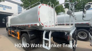 HOWO Water Tanker Trailer [upl. by Aviv233]