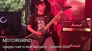 MOTORGRIND live ngegigs hellprint 2024 [upl. by Erminie519]