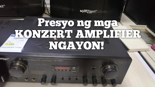 Presyo ng mga KONZERT SPEAKER AT AMPLIFIER Ngayon [upl. by Ettenajna]