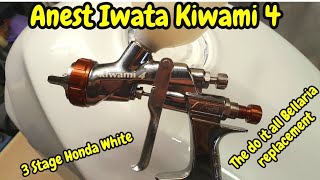 Anest Iwata Kiwami4 For 3 Stage Honda Paint [upl. by Tilly]