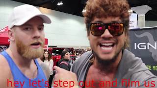 Kenny ko gets EXPOSED by Brad Castleberry and Jon Skywalker at LA fit expo 2019 Embarrassing [upl. by Grazia]