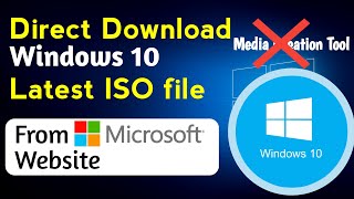 How to download Windows 10 iso without Media Creation tool [upl. by Aline]