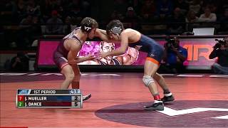 virginia tech vs virginia 201617 wrestling dual highlights [upl. by Yennej282]