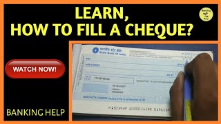 How to fill a Cheque in Hindi [upl. by Crudden]