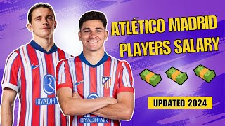 Atlético Madrid Players Salary SHOCKER 💰 [upl. by Demahom492]