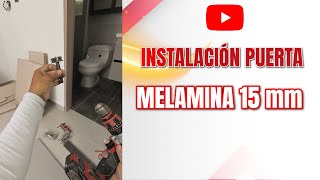 Cómo Instalar una Puerta en Melamina RH Tips y Medidas para un Trabajo Perfecto [upl. by Annaeoj]